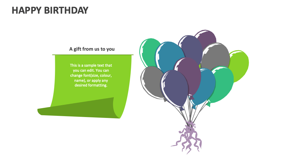 Happy Birthday Template for PowerPoint and Google Slides - PPT Slides