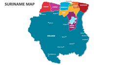 Suriname Map - Slide 1