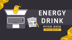 Energy Drink Pitch Deck - Slide 1