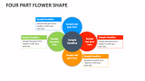 Four Part Flower Shape - Slide 1