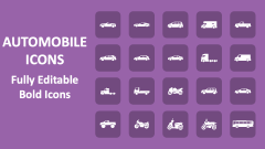Automobile Icons - Slide 1