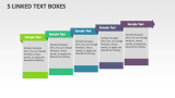 5 Linked Text Boxes - Slide 1