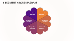 6 Segment Circle Diagram - Slide 1