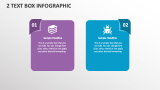 2 Text Box Infographic - Slide 1