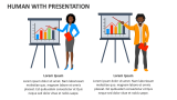 Human with Presentation - Slide 4