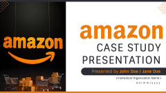 Amazon Case Study Presentation - Slide 1