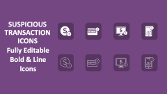 Suspicious Transaction Icons - Slide 1
