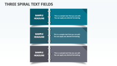 Three Spiral Text Fields - Slide 1