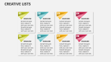 Creative Lists - Slide 4