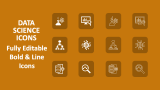 Data Science Icons - Slide 1