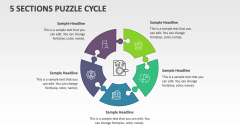 5 Sections Puzzle Cycle - Slide 1