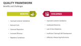 Benefits and Challenges of Quality Frameworks - Slide 8