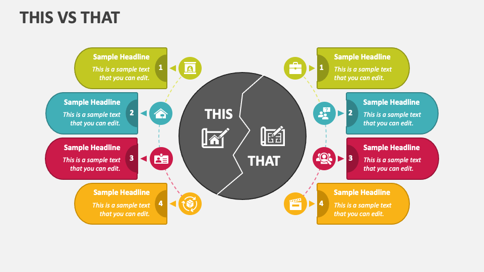 This Vs That PowerPoint and Google Slides Template - PPT Slides