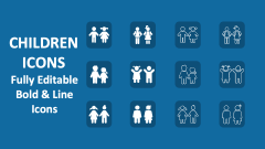 Children Icons - Slide 1