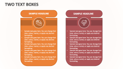 Two Text Boxes - Slide 1