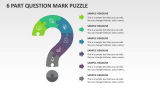 6 Part Question Mark Puzzle - Slide 1