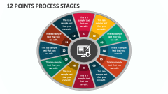 12 Points Process Stages - Slide 1