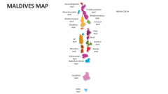 Maldives Map - Slide 1