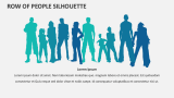 Row of People Silhouette - Slide 7