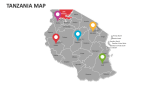 Tanzania Map - Slide 3