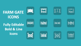 Farm Gate Icons - Slide 1