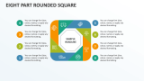 Eight Part Rounded Square - Slide 1