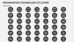 Information Technology (IT) Icons - Slide 1