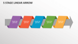 5 Stage Linear Arrow - Slide 1