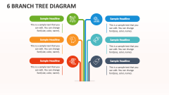 6 Branch Tree Diagram - Slide 1