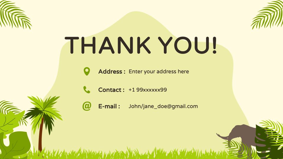 Free Animals and Plants Presentation Theme for Google Slides and PowerPoint