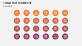 Legal Due Diligence  - Icons Slide - Slide 10