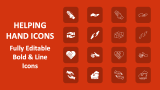 Helping Hand Icons - Slide 1