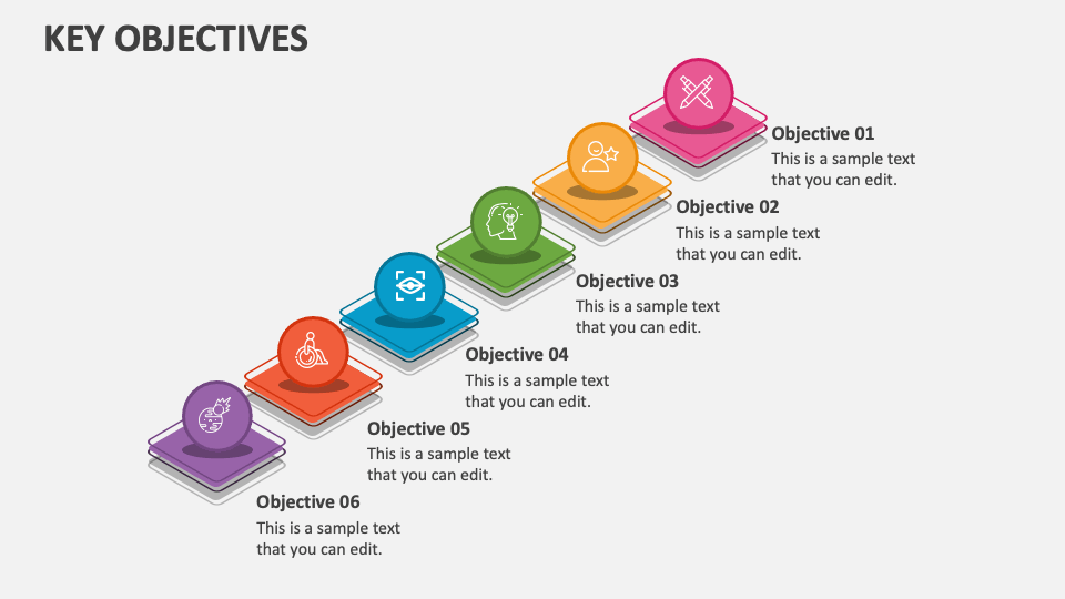Key Objectives PowerPoint and Google Slides Template - PPT Slides