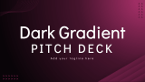 Dark Gradient Pitch Deck - Slide 1