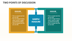 Two Points of Discussion - Slide 1