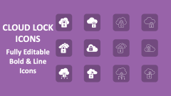 Cloud Lock Icons - Slide 1