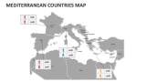 Mediterranean countries map - Slide 8