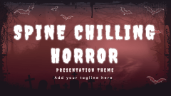 Spine-Chilling Horror Presentation Theme - Slide 1