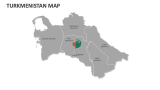 Turkmenistan Map - Slide 3