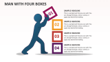 Man with Four Boxes - Slide 1