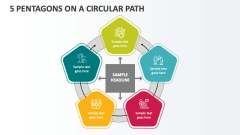 5 Pentagons on a Circular Path - Slide 1