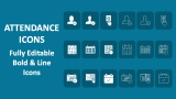 Attendance Icons - Slide 1