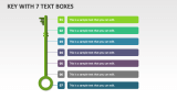 Key with 7 Text Boxes - Slide 1