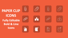 Paper Clip Icons for Google Slides and PowerPoint