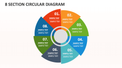 8 Section Circular Diagram - Slide 1