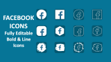 Facebook Icons - Slide 1