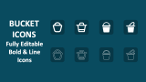 Bucket Icons - Slide 1
