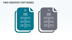 Two Creative Text Boxes - Slide 1