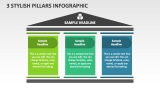 3 Stylish Pillars Infographic - Slide 1