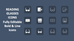 Reading Glasses Icons - Slide 1